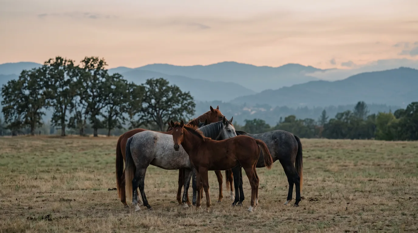 Chevaux en liberté, La Fabuleuse, Drôme